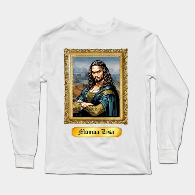 Momoa Lisa Long Sleeve T-Shirt by sjinsanjose1